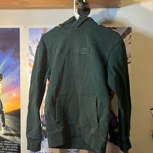 Green american eagle hoodie